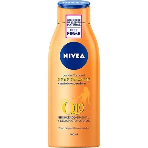 NIVEA Loción Corporal Q10+ Reafirmante + Autobronceadora