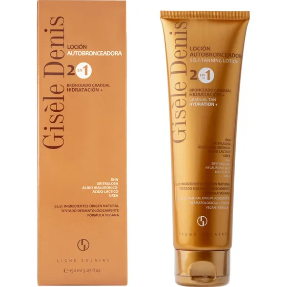 Gisele Denis Loción Autobronceadora 2 en 1