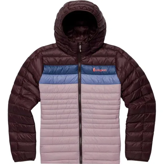Cotopaxi Fuego Down Hooded Jacket W Coffee & Quartz XS