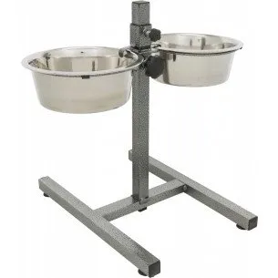 Trixie Soporte Doble Comederos Ajustable