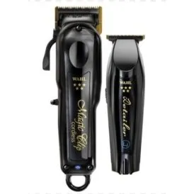 Wahl 5-Star Cordless Barber Combo Magic Clip + Detailer (Negro)