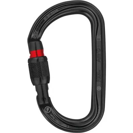 Petzl Am'D Screw-Lock Negro