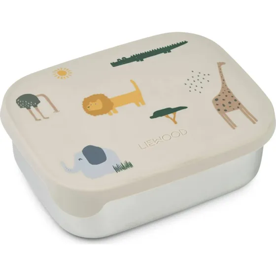 Liewood Arthur Safari Sandy - Caja Almuerzo Acero Inox