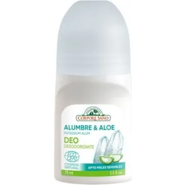 Corpore Sano Desodorante Roll-On Alumbre Aloe 75ml