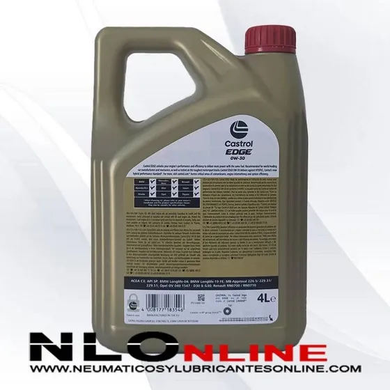 Castrol Edge 0W30 5L Titanio FST