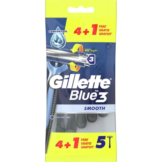 Gillette Blue3 Desechable 4+1 Uds