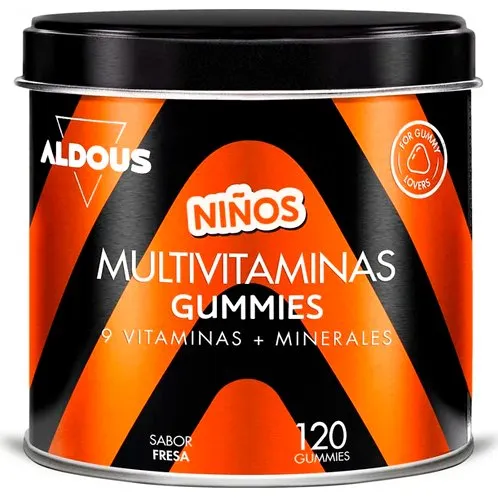 Aldous Multivitaminas Kids Fresa 120 Gummies