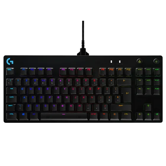 Logitech G PRO TKL Mecánico GX Blue Negro
