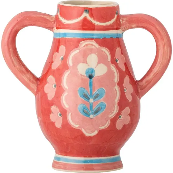 Bloomingville Jarrón Odina Rojo 15 cm