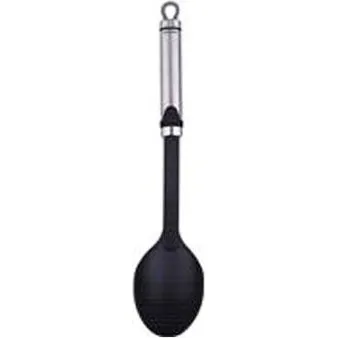 GIZMO Cuchara Cocina Acero Inoxidable y Nylon Negro