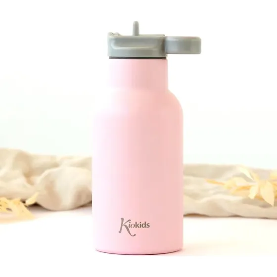 KioKids Botella Térmica Rosa 350 ml Acero Inoxidable