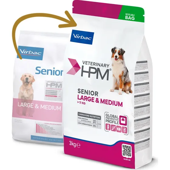 Virbac HPM Senior Large & Medium 3kg