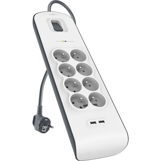 Belkin Regleta Protección Sobretensiones 8+2