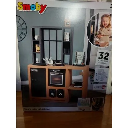 Smoby Cocina Loft Industrial (32 accesorios)
