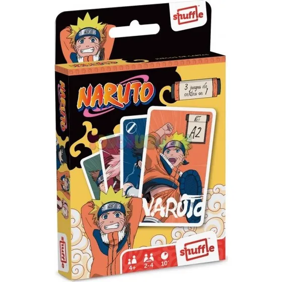 Cartas Naruto Shuffle Fun 3 en 1