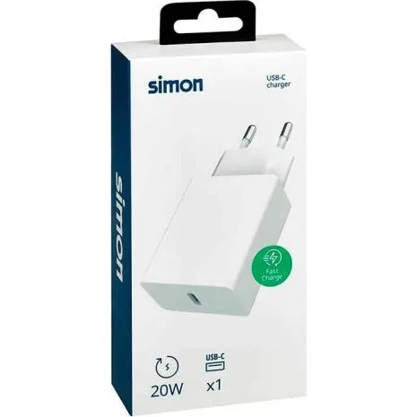 Simon Cargador USB-C 20W Quick Charge