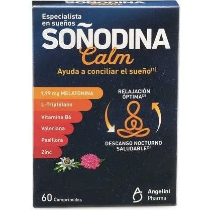 Angelini Soodina Melatonina Tri 60 Comprimidos