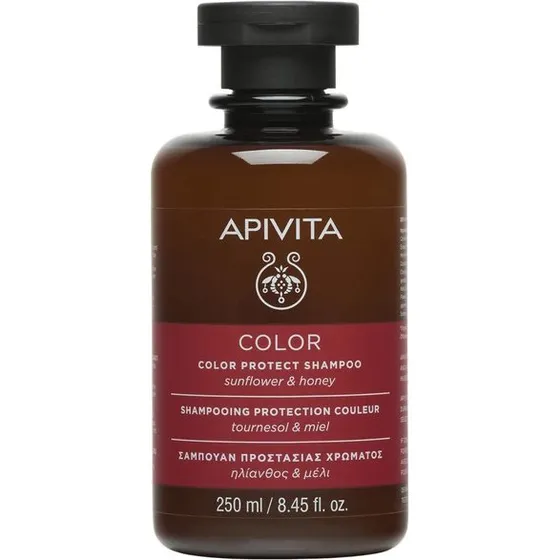 Apivita Champú Color Protect para Cabellos Coloreados, 250 ml