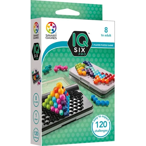 Smart Games IQ Six Pro - Juego de Lógica con 120 Desafíos