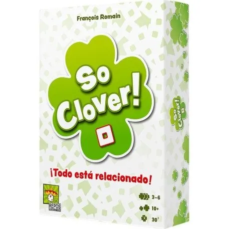 So Clover de Asmodee - Juego de mesa cooperativo de asociación de palabras