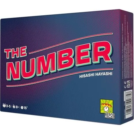 Asmodee The Number - Juego de Mesa de Estrategia y Faroleo
