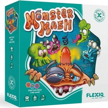 FLEXIQ Monster Mash - Juego de cartas para niños
