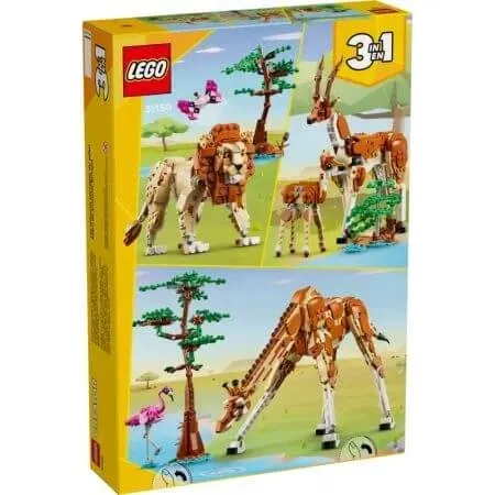 LEGO Creator Safari Animales Salvajes 31150, 3 en 1