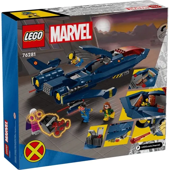 LEGO Marvel X-Jet de los X-Men 76281 - Set de Construcción 8+