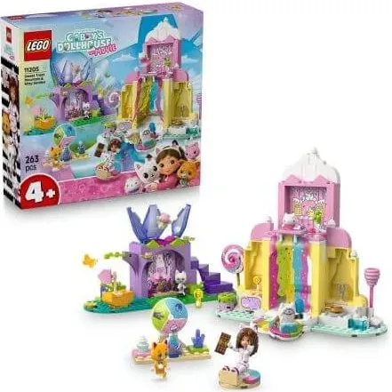 LEGO Gabby's Dollhouse: Montaña de Dulces y Jardín de Gatitos (11205)