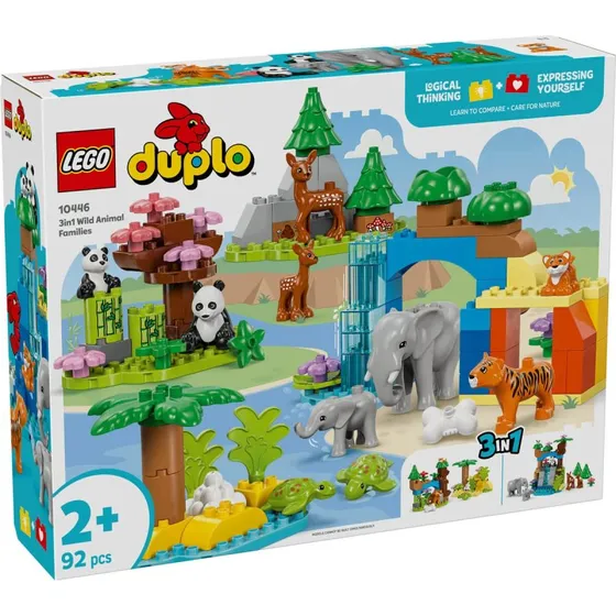 LEGO DUPLO Familias de Animales Salvajes 3 en 1 (10446)