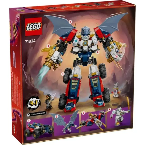 LEGO NINJAGO Meca Ultra Combo de Zane 71834