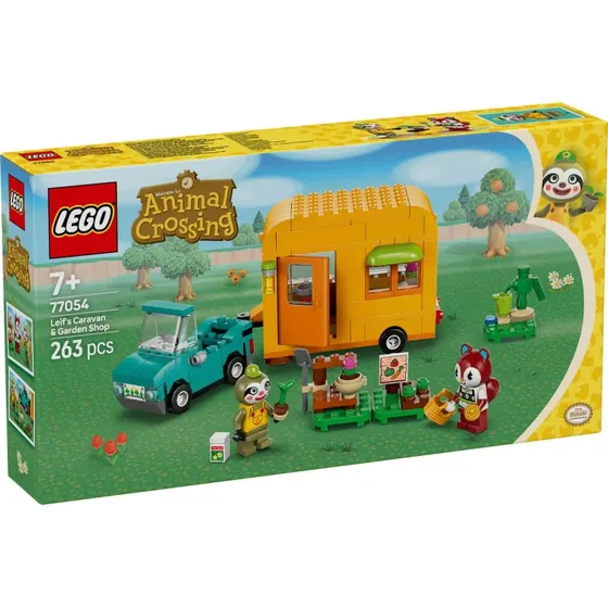 LEGO Animal Crossing Caravana de Gandulio y Tienda de Jardinería 77054
