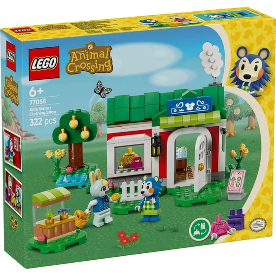LEGO Animal Crossing Tienda de Ropa de las Hermanas Manitas 77055