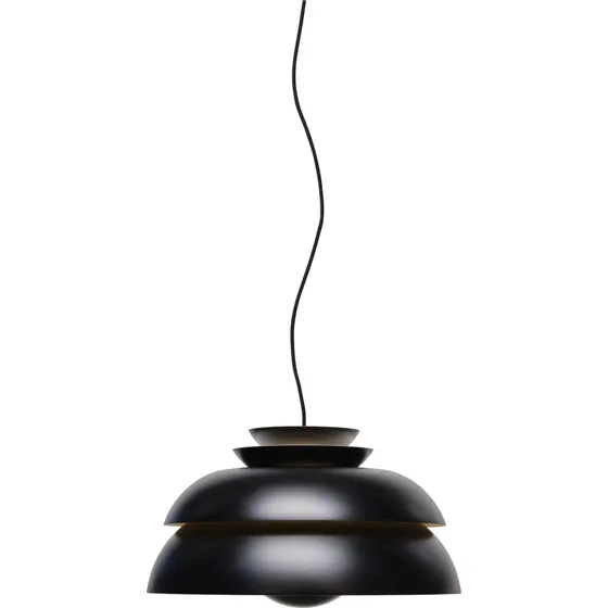 Fritz Hansen Lámpara Colgante Concert P1 Negro 32cm
