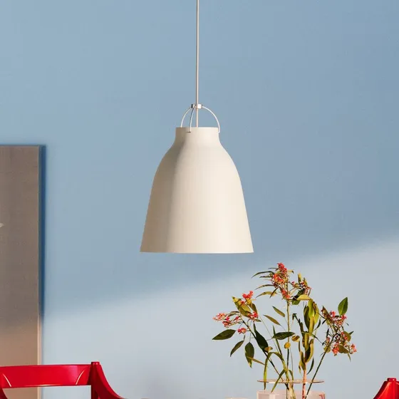Fritz Hansen Lámpara Colgante Caravaggio P3 Blanco Mate