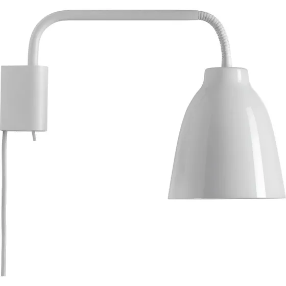 Fritz Hansen Caravaggio Aplique de Pared de Vidrio Opalino