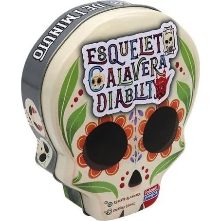 Falomir Juegos Esqueleto Calavera Diablito Juego de Cartas