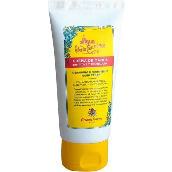 Alvarez Gómez Crema de Manos con Ácido Hialurónico y Aloe Vera, 75 ml