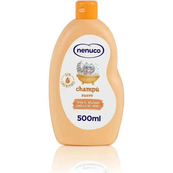 Nenuco Champú Suave para Bebé con Leche de Almendras 500ml