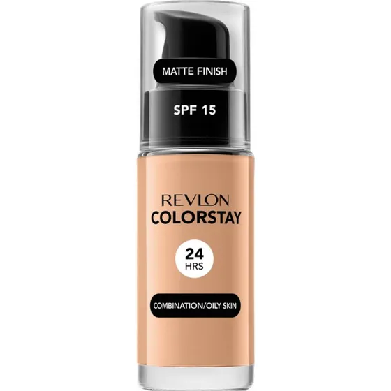 Revlon Colorstay Base Maquillaje Piel Grasa 350 Rich Tan