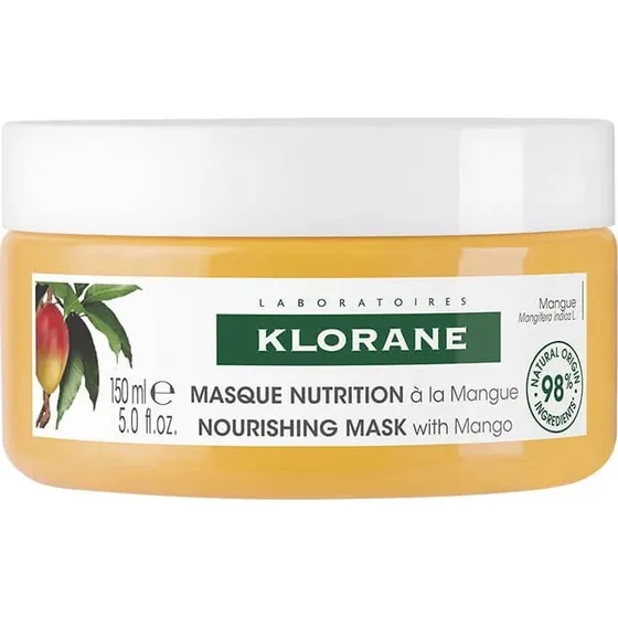 Klorane Mascarilla Nutritiva de Mango para Cabello Seco 150ml