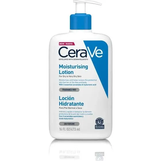 CeraVe Loción Hidratante para Piel Seca a Muy Seca, 473 ml