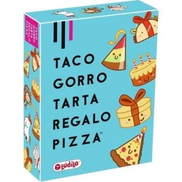 Lúdilo Taco, Gorro, Tarta, Regalo, Pizza Juego de Cartas