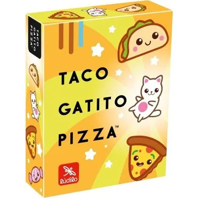 Lúdilo Taco, Gatito, Pizza - Juego de Cartas para Niños