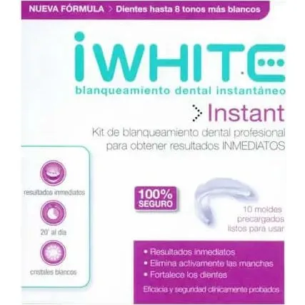 iWhite 2 Instant Kit de Blanqueamiento Dental con 10 Moldes Precargados