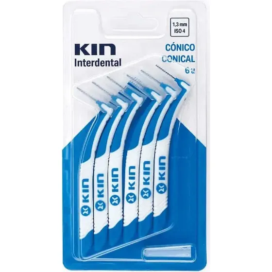 KIN Cepillo Interdental Cónico 1,3 mm - Pack de 6 Unidades