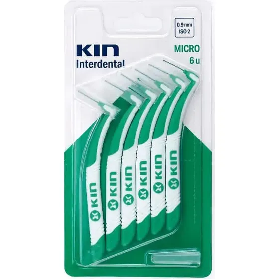 Kin Cepillo Interdental Micro 0,9 mm - Pack de 6 Unidades