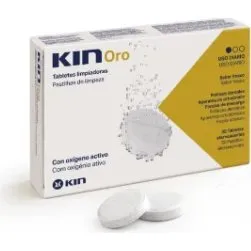 Kin Oro Tabletas Limpiadoras para Prótesis 64+32 Unidades