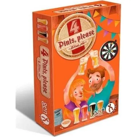 GENX 4 Birras Plis - Juego de Cartas