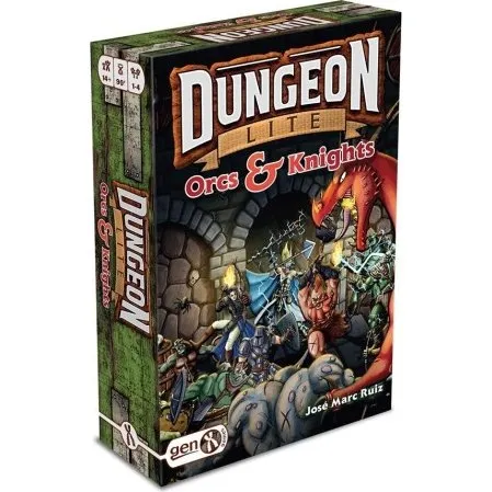 Dungeon Lite: Orcs and Knights - Juego de Mesa Cooperativo